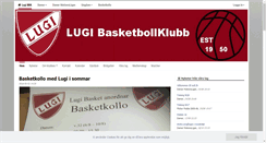Desktop Screenshot of lugibasket.se