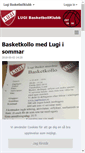 Mobile Screenshot of lugibasket.se