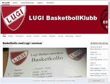Tablet Screenshot of lugibasket.se